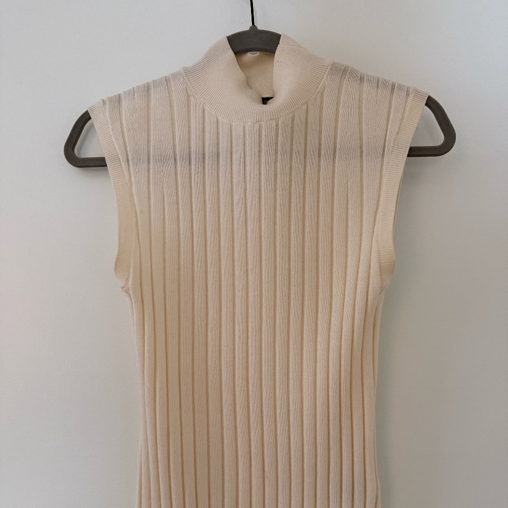Merino Mock Neck Tank